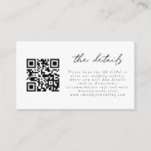 Mini QR Code Einfache Skripteinsätze Begleitkarte (Vorderseite)