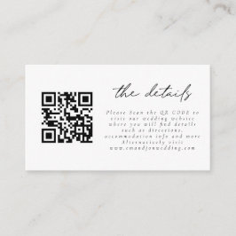 Mini QR Code Einfache Skripteinsätze Begleitkarte