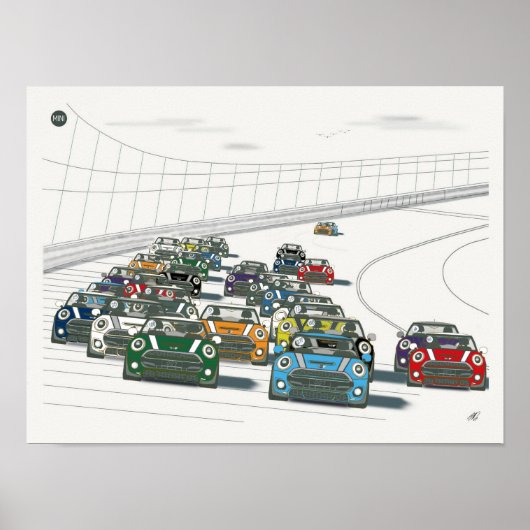 Mini Racing Track 1 Poster (Vorne)