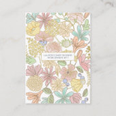 Mini-Ratschläge für Mama Baby Shower Karten (Rückseite)