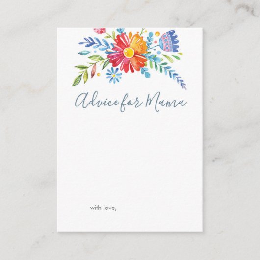 Mini-Ratschläge für neue Eltern Kinderduschkarten Hinweiskarte (Vorderseite)