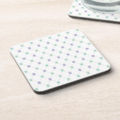 Mini-Raute - Mint & Lavender Untersetzer (Linke Seite)
