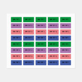 Mini Rectangle Waterproof Label Etiketten (Blatt)