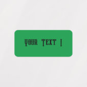 Mini Rectangle Waterproof Label Etiketten (Design 1)