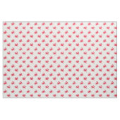 Mini Red Crab Nautic Preppy Print Stoff (Fat Quarter (45,7 x 55,9 cm))
