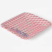 Mini Red LGeburters White Maine Blue LOBSTAH Einhe Pappteller (Gewinkelt)