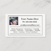 Mini Resume Business Card