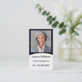 Mini Resume Card | Netzwerkkarte Telefonnummerkarte (Stehend Vorderseite)