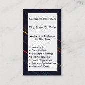 Mini Resume Card | Netzwerkkarte Telefonnummerkarte (Rückseite)