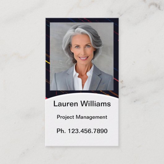 Mini Resume Card | Netzwerkkarte Telefonnummerkarte (Vorderseite)