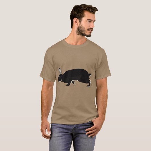 Mini Rex Rabbit - hop T-Shirt (Vorne ganz)