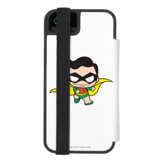 Mini Robin Incipio iPhone Geldbeutel-Hülle (Folio Rückseite)