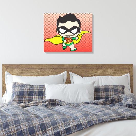 Mini Robin Leinwanddruck (Insitu (Schlafzimmer))