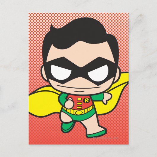 Mini Robin Postkarte (Vorderseite)