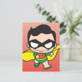 Mini Robin Postkarte (Stehend Vorderseite)