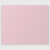 Mini rosa Gingham-Karo Geschenkpapier (Flach)