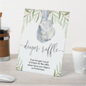 Mini-Safari-Babydusche Sockelschild (In SItu)