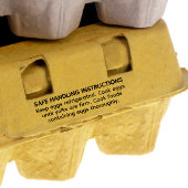 Mini Safe Handling Instruction Egg Permastempel