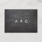 Mini Save the Date Foto Cards Visitenkarte (Rückseite)