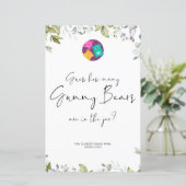 Mini-Schildkröte für Greenery Baby-Dusche Gummy-Bä (Stehend Vorderseite)