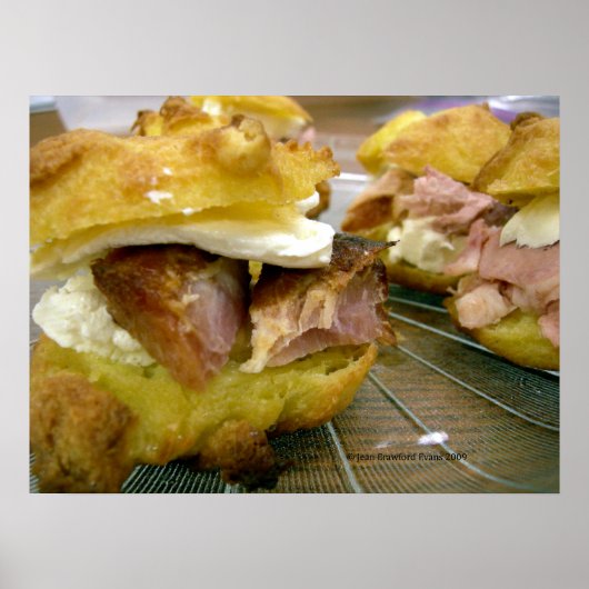 Mini-Schinken und Käse Poster (Vorne)