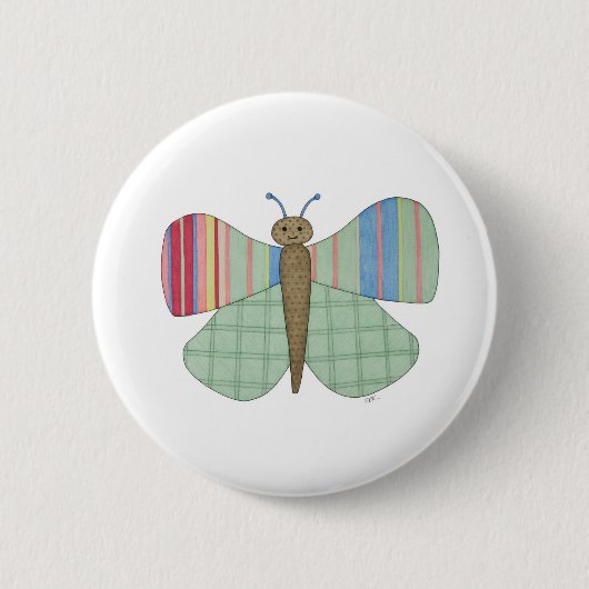 Mini-Schmetterlingschaltfläche Button (Vorderseite)