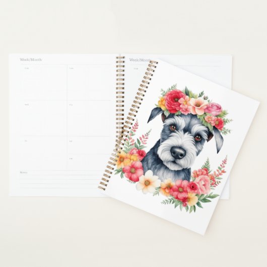 Mini-Schnauzer-Blumen Planer (Anzeige)