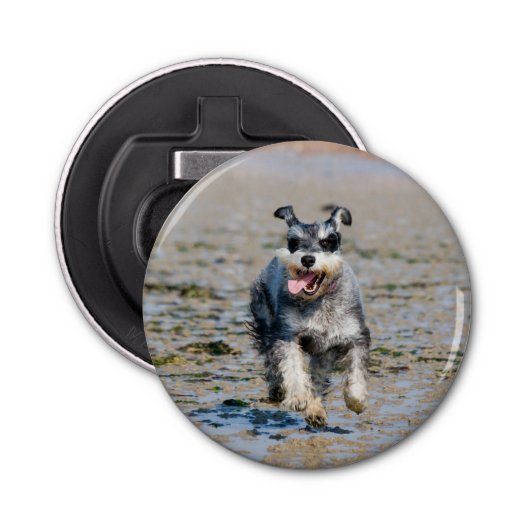 Mini-Schnauzer Flaschenöffner (Vorderseite)