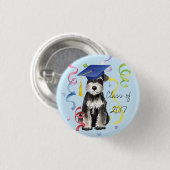 Mini Schnauzer Graduate Button (Vorne & Hinten)