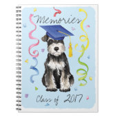 Mini Schnauzer Graduate Notizblock (Vorderseite)