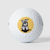 Mini Schnauzer KiniArt Golfball (Vorderseite)
