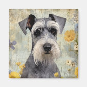 Mini Schnauzer Magnet (Vorne)