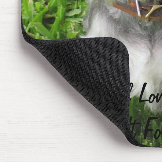 Mini-Schnauzer-Modepolster Mousepad (Ecke)