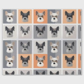 Mini Schnauzer Packpapier (Flach)