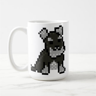 Mini Schnauzer Pixel Art Tasse