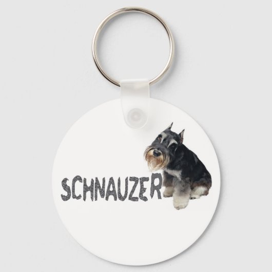 Mini Schnauzer Schlüsselanhänger (Vorderseite)