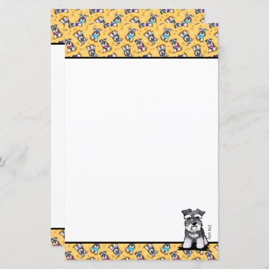 Mini Schnauzer Sunshine (Vorne/Hinten)