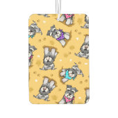 Mini Schnauzer Sunshine KiniArt Autolufterfrischer (Rückseite)