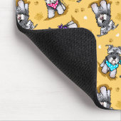 Mini Schnauzer Sunshine KiniArt Mousepad (Ecke)