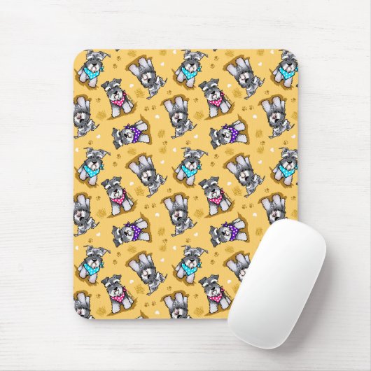 Mini Schnauzer Sunshine KiniArt Mousepad (Mit Mouse)
