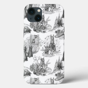 MINI SCHNAUZER Terrier Black Toile Case-Mate iPhone Hülle