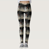 Mini_Schnauzer Verlegen Leggings (Vorderseite)