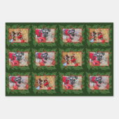 Mini Schnauzer Weihnachtswrapping Paper Geschenkpapier Set (Vorderseite)