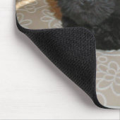Mini-Schnauzer-Welpe Mousepad (Ecke)