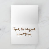 Mini-Schokolade + Peanut-Butter-Leckereien-Karte m Karte (Innenseite)