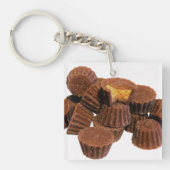 Mini-Schokolade + Peanut-Butter-Leckereien Schlüss Schlüsselanhänger (Vorderseite)