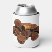 Mini-Schokolade und Erdnuss-Leckereien Dosenkühler (Kanne Vorderseite)
