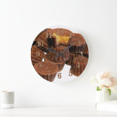 Mini-Schokolade- und Erdnussbutter-Leckereien, Wan Große Wanduhr (Zuhause)