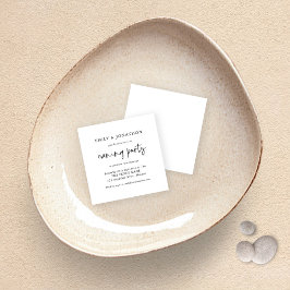 MINI Schwarz-weiß Wedding Abend Party Einladung