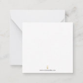 Mini Sea Turtle Valentinstag Cards Mitteilungskarte (Rückseite)